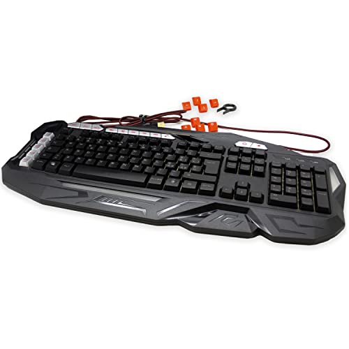 Teclado Gaming RGB SIMPLETEK con membrana y cable USB