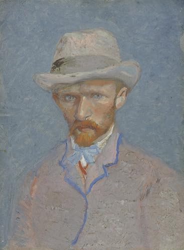 Tableau Van Gogh autoportrait pour décorer un bureau avec une toile