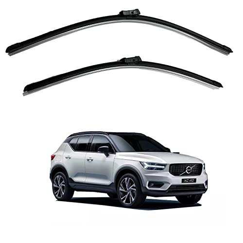 Image of Oshotto Frameless (O.E.M Type) Wiper Blades Compatible with Volvo XC40 (24 inch /18 inch)