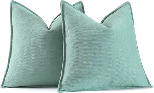 Aqua Green Decorative Pillow Covers
