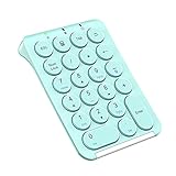 iClever テンキー Bluetooth ワイヤレス 数字 キーボード パンタグラフ式 Type-c充電 超薄型 Tabキー付き ブルートゥース テンキー 無線 ナンバーパッド 左手デバイス 片手デバイス ショートカットキー 高耐久 PC ノートブック用 Windows/iOS/Android など対応 IC-KP08 ミントグリーン