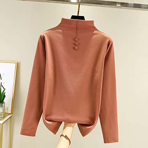 JYLJLL ホットコット ファッション女性サーマル下着トップス