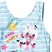 DREAMWORKS GABBY'S DOLLHOUSE MerCat Pandy Paws Little Girls One Piece Bathing Suit Blue/White 6
