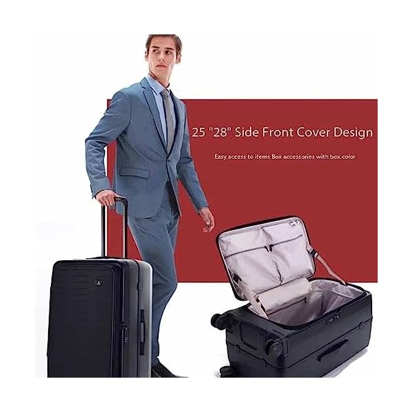 Portable Suitcase Aluminum Frame Suitcase With Wheels Tsa Combination Lock Trolley Suitcase Suitable For Travel And Vacation 39 33 65cm Blue