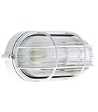Estructura de aluminio Papillon 19080020 Plafón Industria IP44 Oval Blanco
