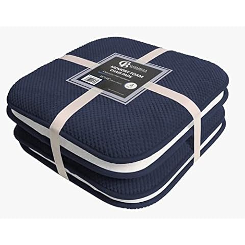 Casabella Memory Foam Chair Cushion Set thumbnail