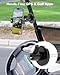 Dosvsi Magnetic Golf Cart Phone Mount, [Sturdy Metal Clip] Magnet Base Cell Phone Holder for EZGO/Club Car/Yamaha/Icon, Magnet Golf Cart Stand for iPhone 17 16 15 14, Galaxy S/A, All 4-7