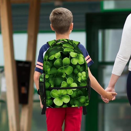 Sac d'école trèfle à quatre feuilles idéal pour cours, voyages et ados - 6