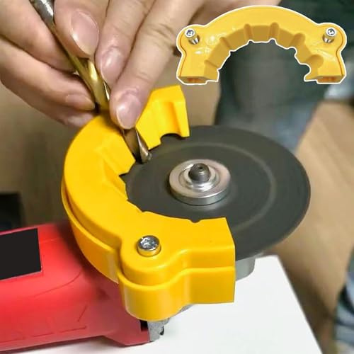 Drill Bit Sharpener, Drill Bit Grinding Attachment, Drill Bit Sharpener for All Bits, Angle Grinder Drill Bit Sharpener, Multi-specification Drill Bit Grinding Sharpening Jig (1 Pc)