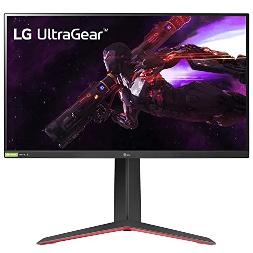 (Renewed) LG Ultragear 2560 x 1440 Pixels QHD Nano IPS , 27 inches / 68.5 cm 165 Hz, 180 Hz 1ms, Nvidia G-Sync Compatible, FreeSync Premium, VESA Display HDR 400, HDMI, Gaming Monitor (Black, 27GP850)