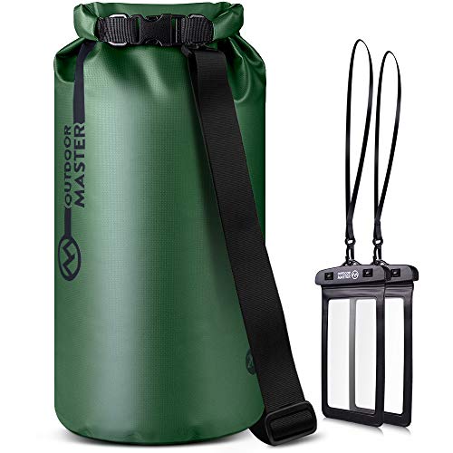 OUTDOORMASTER一年保証 ドライバッグ 防水バッグ プールバッグ 10L 20L 30L 40L 大容量 防災バッグ アウトドア用 スマホ用 防水ケース 二つおまけ 収納バック 防水 収納袋 防水リュック 防水ポーチ付 旅行袋