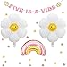 Five is a Vibe Groovy 5th Birthday Party Decorations Rose Gold Five is a Vibe Banner 5 Hippie Retro Disco Daisy Rainbow Theme Party Supplies for Teens Girls Birthday