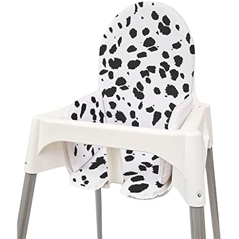 Childrens Universal Highchair Padded Insert - Compatible with IKEA Antilop Model - Dalmatian Cover