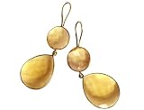  Gemshine - Damen - Ohrringe - 925 Silber - Vergoldet - Citrin - Quarz - Gelb - Gold - CANDY - Tropfen - 6 cm