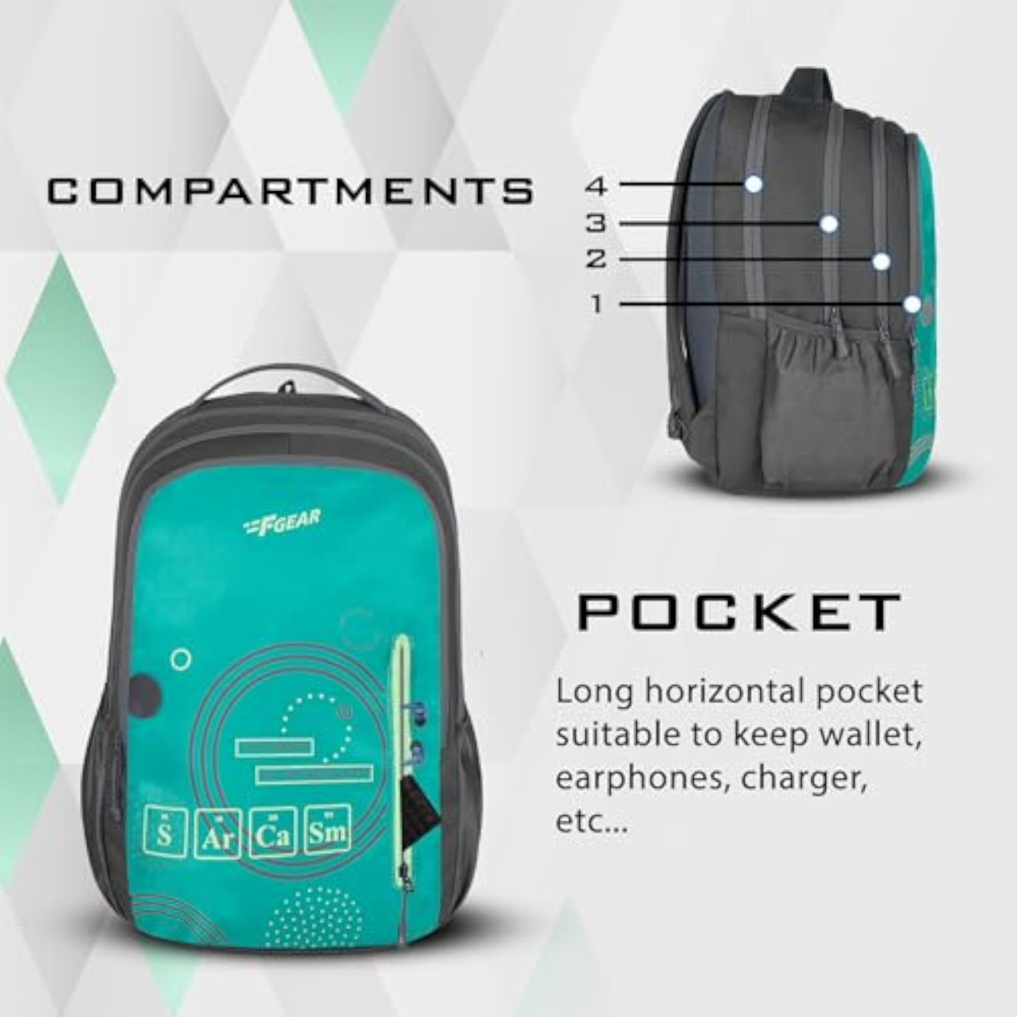 36L Waterproof Laptop Backpack for School and Travel