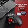 Mouse Gamer com Trackball, Botões Programáveis, LED Vermelho, Preto #1