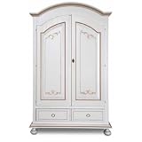 Laccato Bianco Opaco Decorato Filo Nocciola