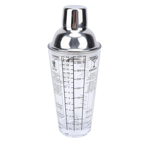 Shaker à boisson avec recettes imprimées pour réussir vos mélanges - 2
