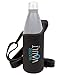WaterVault Neoprene Bottle Holder, Adjustable Detachable Strap, Shoulder Sling & Hand Carrier - Grey XL