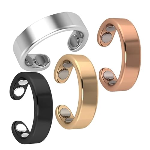 SöMni Wechseljahre Ring - Innovativer Magnet-Akupressur-Ring | Fördert Fettverbrennung, Schlafqualität & Stressreduktion für natürliche Heilung, mit Geschenkbox (Gold+Rose+Silber+Schwarz) SöMni Wechseljahre Ring - Innovativer Magnet-Akupressur-Ring | Fördert Fettverbrennung, Schlafqualität & Stressreduktion für natürliche Heilung, mit Geschenkbox (Gold+Rose+Silber+Schwarz)