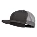 Big Size Premium Flat Bill Trucker Cap - Charcoal Grey OSFM