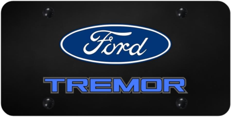 Au-TOMOTIVE GOLD, INC. Officially Licensed UV Printed Stainless Steel License Plate for Ford Tremor (Orange)