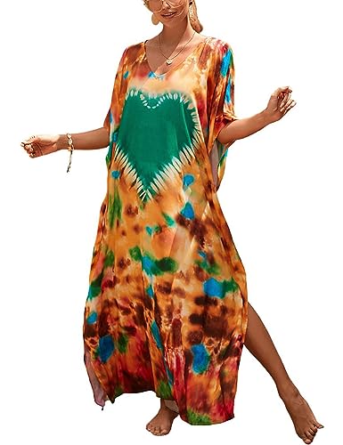 Bsubseach Bikini Bohemio para Mujer para bañador Kimono cárdigan