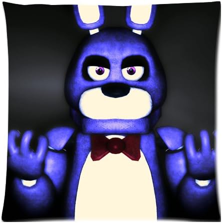 Fnaf Five Nights at Freddy's Bonnie Pillow Cases Cover 18x18 inch Cushion Case