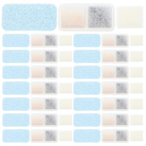 BELLIFFY 48 Stück 48 Stück Haustierbrunnen Filterset Kompatibel...