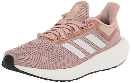 adidas Women's Pureboost 22 Running Shoe, Ash Pearl/White/Black, 5.5 UK