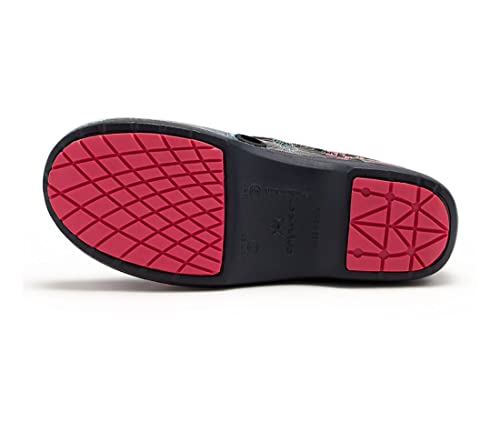 Anywear Sr Angel Nurse Shoes, Slip-Resistant Clogs For Women, Nurse Clogs And Chef Shoes For Women, 8, Pewter Stylish Garden #TOP6