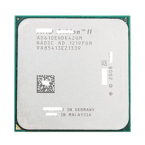3PC X4 610e 2.4 GHz �N�A�b�h�R�A CPU �v���Z�b�T AD610EHDK42GM �\�P�b�g AM3