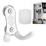 Magnetischer Siebträger Halter, Siebträger Halterung - Magnetischer Portafilterhalter aus 304 Edelstahl, Organizer für die Kaffeebar mit Silikonschutz für 51/53/58 mm