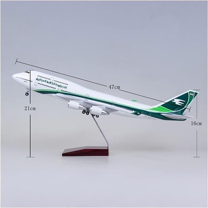 飛行機模型 イラク航空 B747 ボーイング 模型 飛行機 LED 光る イラク 飛行機模型 イラク航空 B747 ボーイング 模型 飛行機 LED 光る
