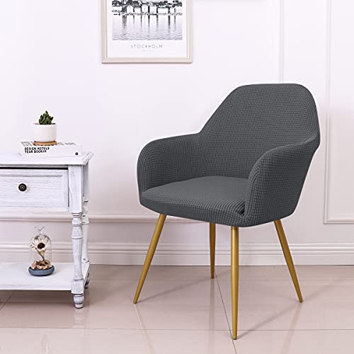 Yonus Dining Room Chair Slipcovers Parsons Chair Covers Sets Armchair Covers Removable Chair Protector Cover Seat Slipcovers For Living Room (2, Grey) #TOP1