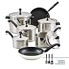 Farberware Classic Series Nonstick Stainless Steel Cookware Set, Pots and Pans Set, 15-Piece #1