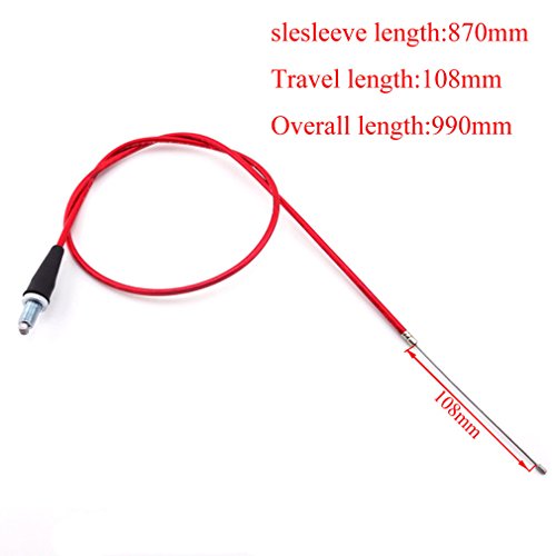 Xlyze 1/4 Turn Cnc Twist Throttle Cable Assembly For Honda Crf50 Crf70 Crf80 Crf100 Crf150 Cr80 Cr85 Cr125 Cr250 Xr50 Xr70 Xr80 Xr100 Xr200 Xl75 Xl80 Xl100 Xl125 Xl185 Xl200 Dirt Bike #TOP2