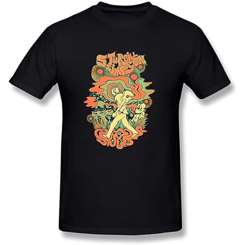 Photo de YXIAOJ Men's Preview Sturgill Simpson Cotton Round Collar T-Shirt Size 3XL