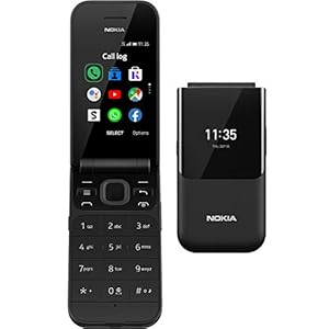 Nokia 2720 Flip Klaptelefoon – Gebruiksvriendelijk, Grote Knoppen en Tekst – Voorzien van 4G Internet – Lange…