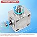 CNCTOPBAOS Right Angle Steering Gear 90° Angel Drive,Tapered Bevel Gearbox 1:1 Ratio,Single Output 15mm Shaft 1.5 Module 20 Steel Teeth,Aluminum Alloy Housing 2000RPM 750N Lead for Industrial Machine