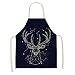 Delantal Antifouling Delantal De Cocina Alces De Navidad Algodón Lino Sin Mangas Hombre Mujer Chef Delantales De Cocina Accesorios De Cocina 68 * 55Cm L68Cmw55Cm 9