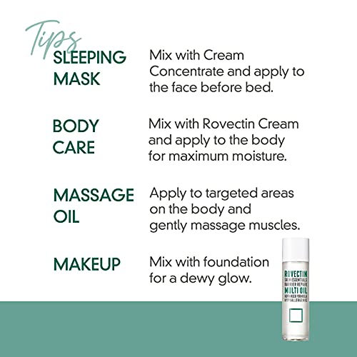 Rovectin] Barrier Repair Multi Oil For Face And Body - Hydrating, Anti-Aging, Skin-Repairing Multi Oil Formulated With 9 Botanical Oils - Neroli, Argan, Macademia, Jojoba, Etc. (3.4 Fl Oz) #TOP3