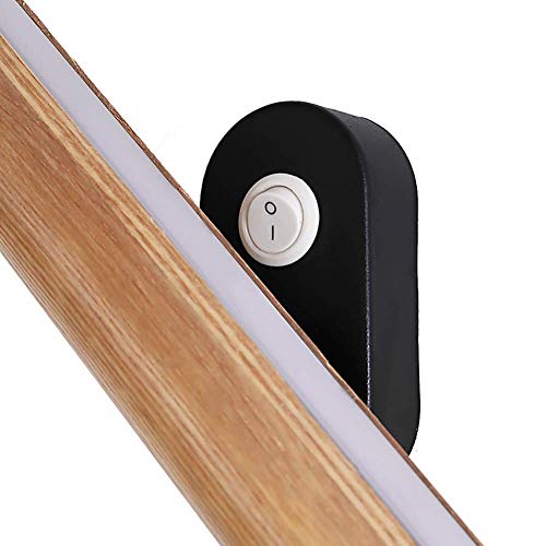 Lámpara de pared LED ajustable de 22cm en color blanco con interruptor integrado 7
