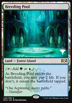 Magic: the Gathering MTG - Breeding Pool - Pozza Prolifica - Throne of Eldraine: Promos PELD 246 Foil Italiano(Italian)