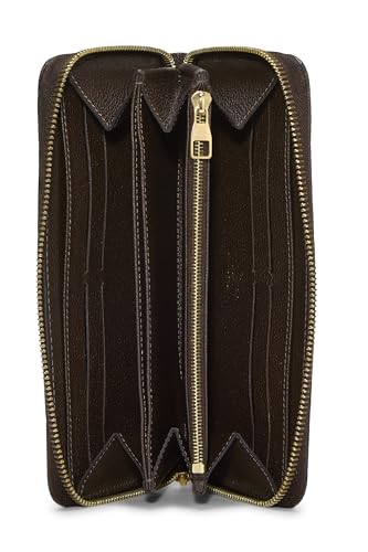 Pre-Loved Ombre Monogram Empreinte Zippy Wallet, Brown4