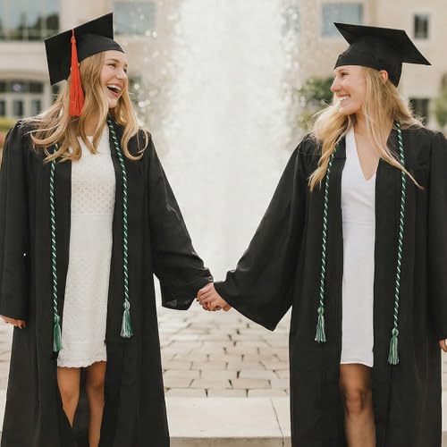Image of GraduationMall Graduation Honor Cord 68 inch Forestwhite