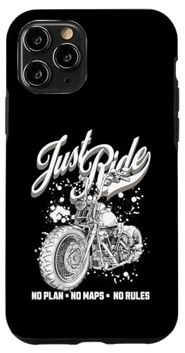 Just Ride �I�[�g�o�C�̃O���t�B�b�N�A�N���[�U�[�̃f�U�C���AVicla �`���b�p�[ �X�}�z�P�[�X iPhone 11 Pro �p