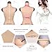 ZWSMS Silicone Body Bodysuit Women Breastplate Fake Breast Forms with Fake Vagina Suit for Transgender Cosplay,Color3,Silicon E Cup(Zipper)