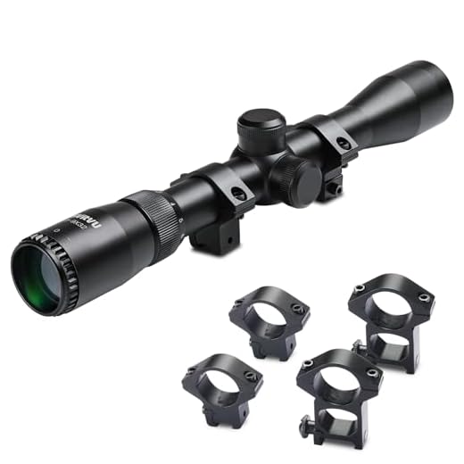 Rifle Scope 3-9X32, Green Lens, Fast Focus Eyepiece, Free 20mm and 11mm Ring Mounts, Air Rifle Scope, Airsoft Gun Scopes