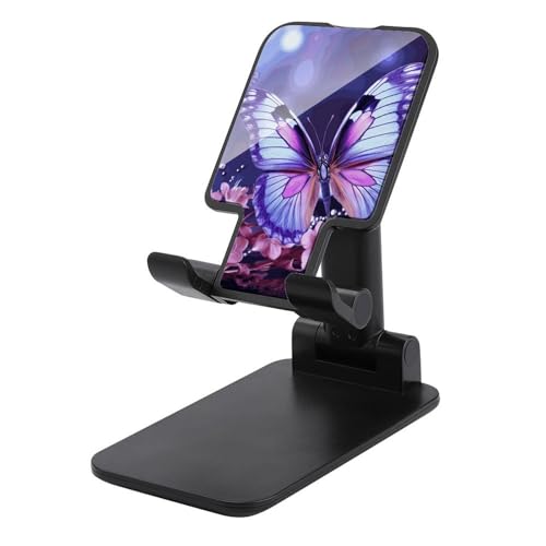 Support de téléphone portable pliable réglable universel violet